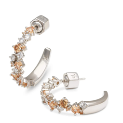  Meadow avantgarde earrings - Light champagne 